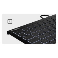 MaxPoint KSK-5011ELC Mini Tastatur DE-Layout Hintergrundbeleuchtung Nummernblock