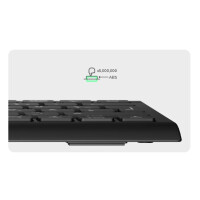 MaxPoint KSK-5011ELC Mini Tastatur DE-Layout...