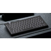 KeySonic KSK-5010ELC Mini Tastatur DE-Layout Hintergrundbeleuchtung Nummernblock