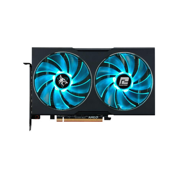 PowerColor Hellhound RX 7600 8G-L/OC - Radeon RX 7600 - 8 GB - GDDR6 - 128 Bit - 4096 x 2160 Pixel - PCI Express 4.0