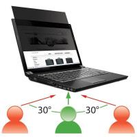 Mobilis 016233 - Notebook - Rahmenloser Display-Privatsphärenfilter - LCD - 16:9 - 39,6 cm (15.6 Zoll)