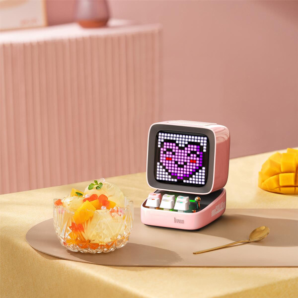 Thumbs Up ! Lautsprecher"Divoom Dito Pro" Bluetooth rosa - Lautsprecher