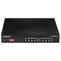 Edimax GS-1008PL V2 - Managed - L2 - Gigabit Ethernet (10/100/1000) - Power over Ethernet (PoE) - Rack-Einbau - 1U