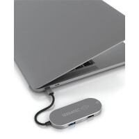 TerraTec Connect c5 - USB 3.2 Gen 1 (3.1 Gen 1) Type-C - Silber - HDMI - USB 3.2 Gen 1 (3.1 Gen 1) Type-A - Aluminium - China - USB