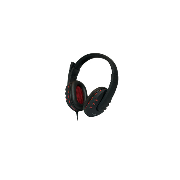 LogiLink HS0033 - Kopfhörer - Kopfband - Anrufe & Musik - Schwarz - Rot - Binaural - 2 m