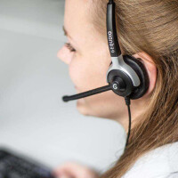 Gequdio Headset 2-Ohr f&uuml;r Cisco mit Kabel