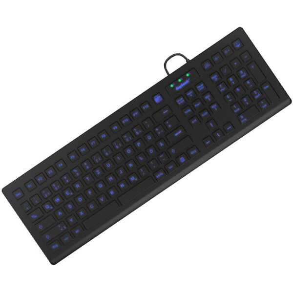 KeySonic KSK-8031INEL - Volle Größe (100%) - USB - QWERTZ - Schwarz