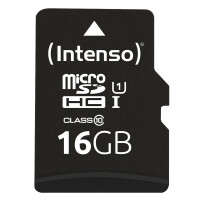 Intenso 16GB microSDHC - 16 GB - MicroSDHC - Klasse 10 - UHS-I - 90 MB/s - Class 1 (U1)