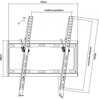 Equip 650311 - 81,3 cm (32 Zoll) - 139,7 cm (55 Zoll) -...