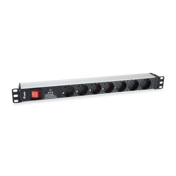 Equip 333309 - 1,8 m - 7 AC-Ausgänge - Indoor - Typ F - Typ F - 1,5 mm²