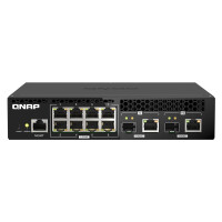 QNAP QSW-M2108R-2C - Managed - L2 - 2.5G Ethernet (100/1000/2500) - Vollduplex - Power over Ethernet (PoE) - Rack-Einbau