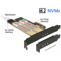 Delock 89630 - PCIe - M.2 - SATA - Passiv - China - Windows 10 - Windows 7 - Windows 8 - Windows 8.1 - Karton mit Aufh&auml;nger