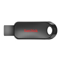 SanDisk Cruzer Snap - 128 GB - USB Typ-A - 2.0 - Dia - 6,1 g - Schwarz