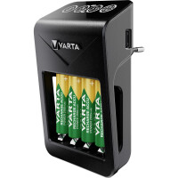 Varta Ladegerät LCD Plug Charger+ inkl. 4x AA...