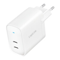 LogiLink PA0282 - USB-Ladegerät 40 w 2 x USB-C GaN -...