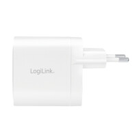 LogiLink PA0282 - USB-Ladegerät 40 w 2 x USB-C GaN - PC-/Server Netzteil