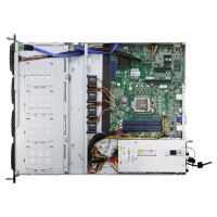 AIC RSC-1DTS - Rack (1U) - Schwarz - 4 L&uuml;fter - SSD - SATA - Serial Attached SCSI (SAS) - 12 GB