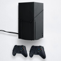 Floating Grip Xbox Series X wall mount Bundle Black -...