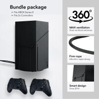 Floating Grip Xbox Series X wall mount Bundle Black -...