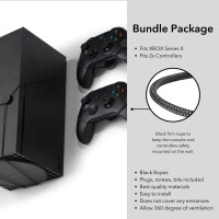 Floating Grip Xbox Series X wall mount Bundle Black - FG7000 - Xbox Series X