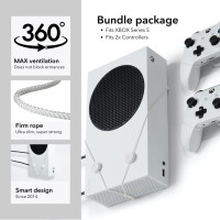 Floating Grip Xbox Seriex S Wall Mount - Bundle White -...