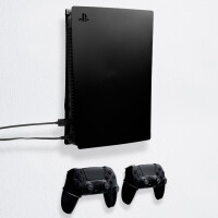 Floating Grip Playstation 5 Wall Mounts by - Black Bundle...