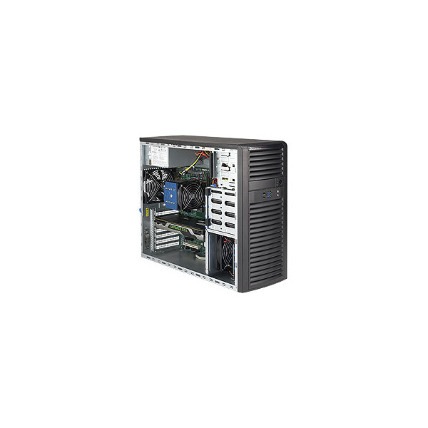 Supermicro SYS-5039C-T - Midi-Tower - Workstation Barebone - Intel C246 - LGA 1151 (Socket H4) - DDR4-SDRAM - Serial ATA III