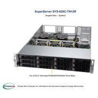 Supermicro SuperServer 620C-TN12R Complete System Only -...