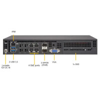 Supermicro Server BAB SYS-E300-12D-4CN6P - Server-Barebone - Xeon D