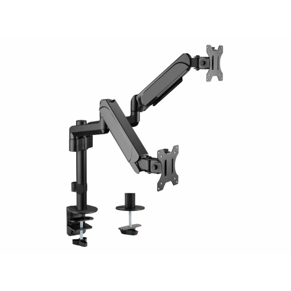 Equip Neig-/schwenkbare Doppelmonitorhalter für Bildschirme mit 17 bis 32 Zoll - Klemme - 18 kg - 43,2 cm (17 Zoll) - 81,3 cm (32 Zoll) - 100 x 100 mm - Schwarz