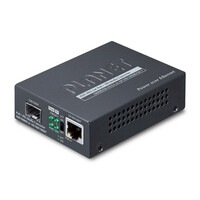 Planet 1000Base-T PoE+ to 1000Base-FX SFP Media Converter...