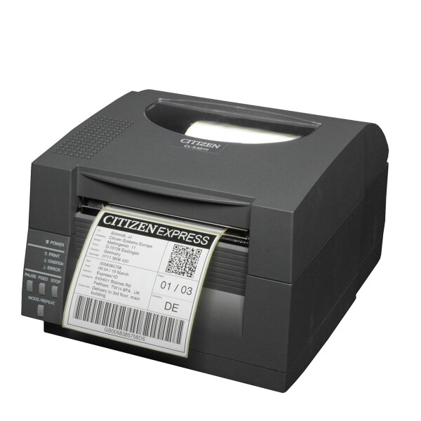 Citizen CL-S531II - Direkt Wärme - 300 x 300 DPI - 100 mm/sek - Kabelgebunden - Schwarz