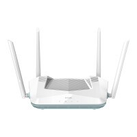 D-Link R32 - Wi-Fi 6 (802.11ax) - Dual-Band (2,4 GHz/5 GHz) - Eingebauter Ethernet-Anschluss - Weiß - Desktop-/Pol-Router