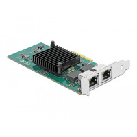 Delock 89021 - Eingebaut - Kabelgebunden - PCI Express - Ethernet - 1000 Mbit/s - Schwarz - Grün - Metallisch