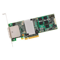 BROADCOM 8-Port Ext. 6Gb/s SATA+SAS PCIe 2.0 512MB SGL -...