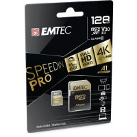 EMTEC SpeedIN PRO - 128 GB - MicroSDXC - Klasse 10 - UHS-I - 95 MB/s - 85 MB/s