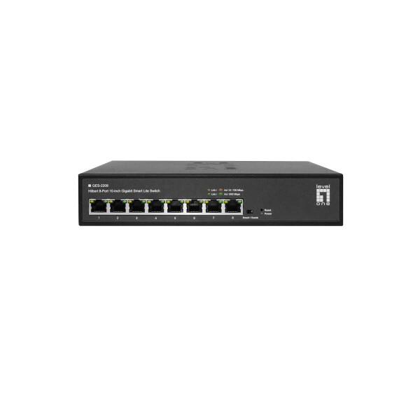 LevelOne Switch 8x GE GES-2208 Hilbert 10"