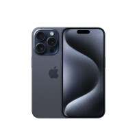 Apple iPhone 15 Pro 128 GB Titan Blau MTV03ZD/A - Smartphone - 128 GB