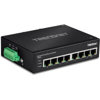 TRENDnet TI-E80 - Unmanaged - Fast Ethernet (10/100) - Vollduplex - Wandmontage