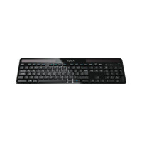 Logitech Wireless Solar Keyboard K750 - Volle Größe (100%) - Kabellos - RF Wireless - QWERTY - Schwarz