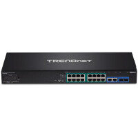TRENDnet TPE-3018LS - Managed - Gigabit Ethernet (10/100/1000) - Vollduplex - Power over Ethernet (PoE) - Rack-Einbau - 1U