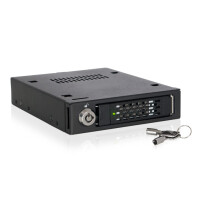 Icy Dock MB601VK-B - Schwarz - Metall - 32 Gbit/s - 101,2...