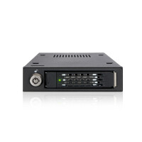 Icy Dock MB601VK-B - Schwarz - Metall - 32 Gbit/s - 101,2...