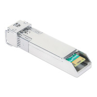 Intellinet 10 Gigabit SFP+ Mini-GBIC Transceiver für LWL-Kabel 10GBase-LRM LC Multimode-Port - Transceiver - Glasfaser (LWL)