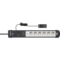 Brennenstuhl Premium-Line - 3 m - 6 AC-Ausgänge - Indoor - Abgewinkelt - IP20 - 1,5 mm²