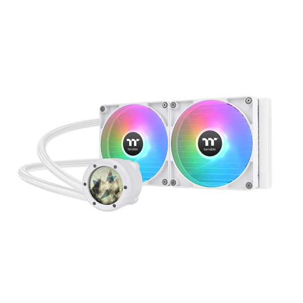 Thermaltake TH280 V2 Ultra ARGB Sync All-In-One Liquid Cooler Snow Edition weiss