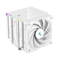 Deepcool AK620 Digital WH 6x Heat Pipe All Black Dual Tower Air Cooler Real-Time CPU Status - AMD Sockel AM4 (Ryzen) - AMD Sockel AM5 (Ryzen Zen4)
