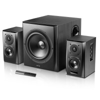 Edifier S351DB - 2.1 Kanäle - 150 W - Schwarz - Kabellos - 1,8 m - Drehregler