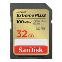 SanDisk Extreme Plus 32GB SDHC Memory - High Capacity SD...