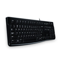 Logitech Keyboard K120 for Business - Volle Größe (100%) - Kabelgebunden - USB - Schwarz